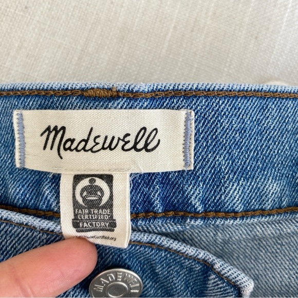 MADEWELL Perfect vintage straight jeans distressed 26 petite - Picture 10 of 12